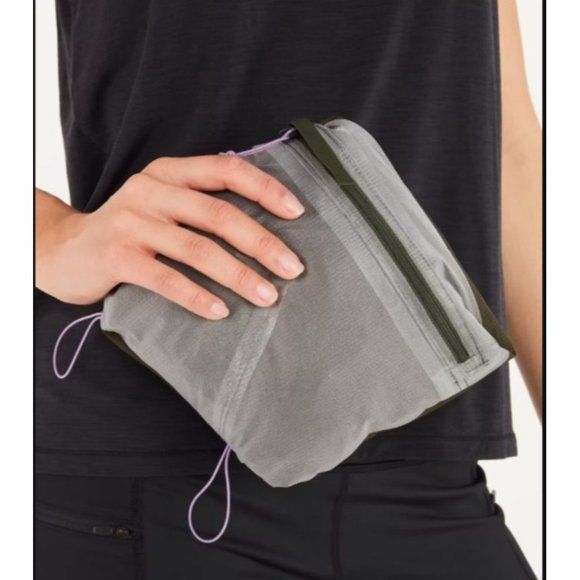 Marmot Jacket L Bantamweight Anorak Packable Green Lihtweight Waterproof - Picture 5 of 14